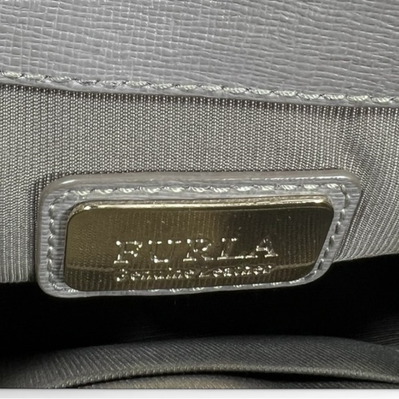 Furla Taupe Crossbody Bag with Silver Chain - Picture 4 of 4